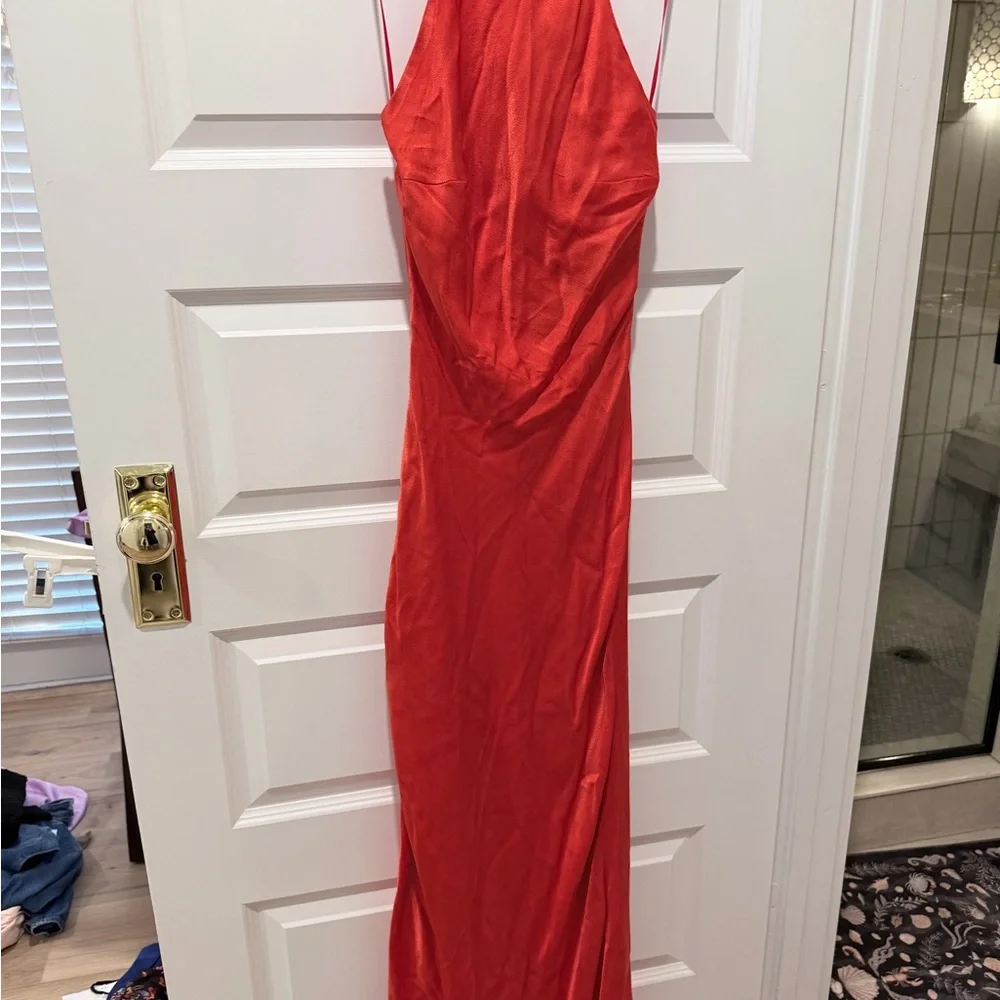 NWT Bardot Mila Cowl Slip Dress in Fire Red - Picture 8 of 8
